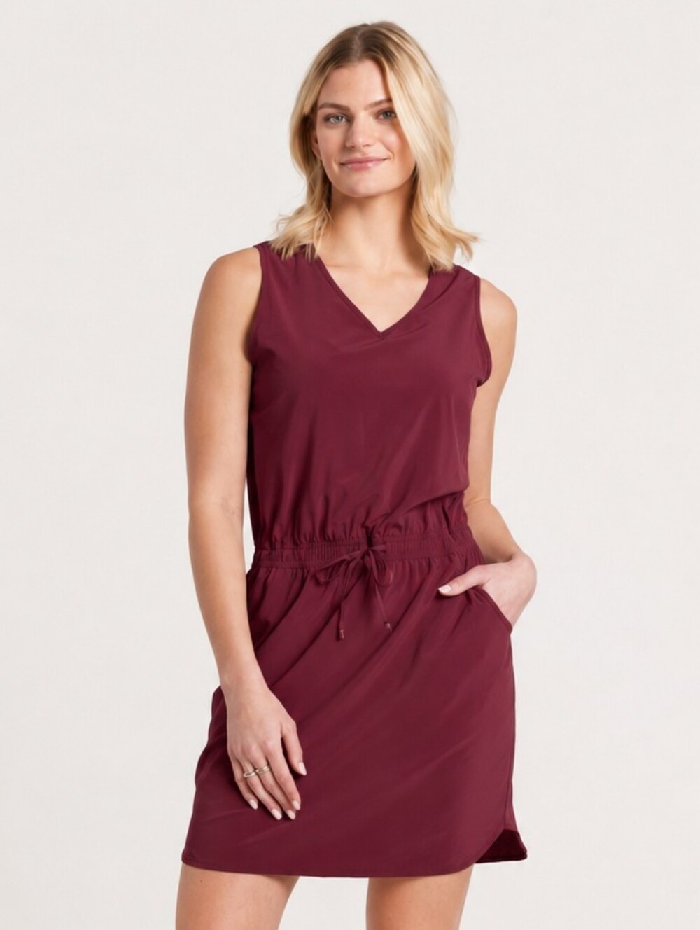 Kuhl Vantage Sleeveless Dress Style #4021 Women's XL Pockets Adjustable Hiking